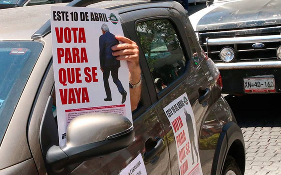 Caravana Frenaaa pide que AMLO se vaya con Revocaci n de Mandato